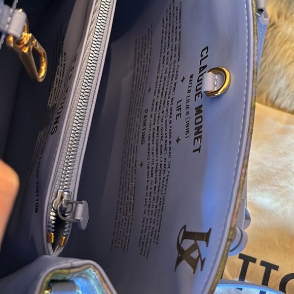 Louis Vuitton Masters Collection Montaigne MM Monet handbag like new never used - Picture 6 of 12